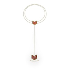 Menta Şahmeran Bilezik - Garnet 18 ayar altın bilezik (40 cm altın rolo zincir) #nicr83