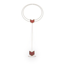 Menta Şahmeran Bilezik - Garnet 8 ayar rose altın bilezik (40 cm rose altın rolo zincir) #ntjy75
