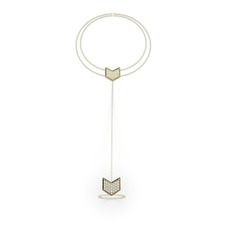 Swarovski 18 ayar altın bilezik (40 cm altın rolo zincir)