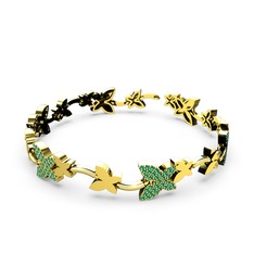 Mesa Kelebek Bilezik - Yeşil kuvars 14 ayar altın bilezik #fmq8yc