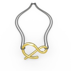 Ve Bilezik - 8 ayar altın bilezik (40 cm gümüş rolo zincir) #iukjbw