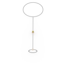 Tektaş Şahmeran Bilezik - Peridot 18 ayar rose altın bilezik (40 cm gümüş rolo zincir) #1xj6riq