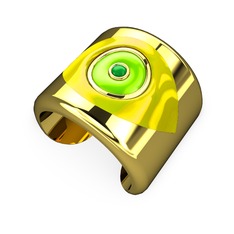 Palmira Mineli Nazar Bilezik - 14 ayar altın bilezik (Sarı mineli) #1n1x1cn