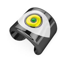 925 ayar siyah rodyum kaplama gümüş bilezik (Beyaz mineli)