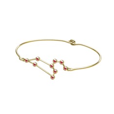 Cosmos Leo Deneme deneme - Rodolit garnet 14 ayar altın bilezik #14sy0zl