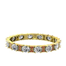 Vanea Bilezik - Swarovski ve garnet 18 ayar altın bilezik #14giayi