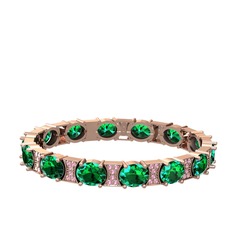 Vanea Bilezik - Yeşil kuvars ve pembe kuvars 8 ayar rose altın bilezik #y7ogih