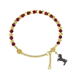 Mitra Unicorn Bilezik - Garnet 18 ayar altın bilezik #1efwfjm