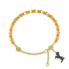 Sitrin 18 ayar altın bilezik