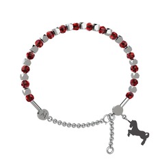 Mitra Unicorn Bilezik - Garnet 925 ayar gümüş bilezik #7o25gj