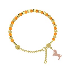 Mitra Unicorn Bilezik - Sitrin 14 ayar altın bilezik #q04igf