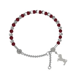 Mitra Unicorn Bilezik - Kök yakut 925 ayar gümüş bilezik #vdhwt