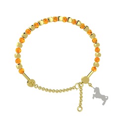 Mitra Unicorn Bilezik - Sitrin 8 ayar altın bilezik #vtw7wc