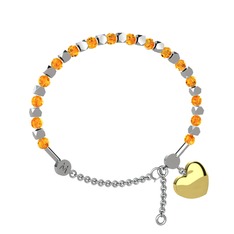 Sitrin 925 ayar gümüş bilezik