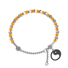 Sitrin 925 ayar gümüş bilezik