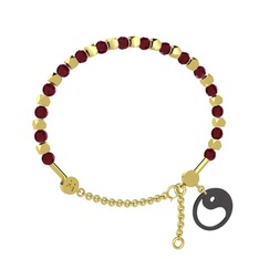 Mitra Yin Yang Bilezik - Kök yakut 14 ayar altın bilezik #tzpisg