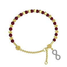 Kök yakut 14 ayar altın bilezik