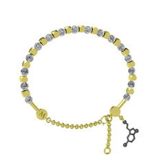 Mitra Serotonin Bilezik - Beyaz zirkon 14 ayar altın bilezik #1yppyyu