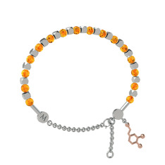 Mitra Dopamin Bilezik - Sitrin 925 ayar gümüş bilezik #7cp6oq