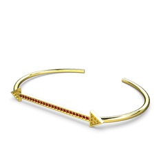 Diane Ok Bilezik - Sitrin ve garnet 14 ayar altın bilezik #1e39uov