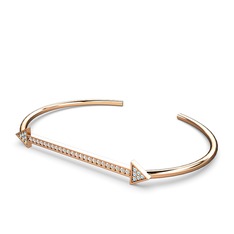 Diane Ok Bilezik - Akuamarin ve swarovski 8 ayar rose altın bilezik #1iatmj1