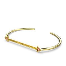 Diane Ok Bilezik - Garnet ve sitrin 8 ayar altın bilezik #1xjlj4w