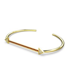 Diane Ok Bilezik - Swarovski ve garnet 18 ayar altın bilezik #4vt0xf