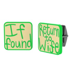 Return to Wife Kol Düğmesi - 925 ayar siyah rodyum kaplama gümüş kol düğmesi (Ekru mineli) #1ocojfb