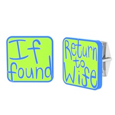 925 ayar gümüş kol düğmesi (Açık yeşil mineli)