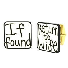 925 ayar altın kaplama gümüş kol düğmesi (Beyaz mineli)