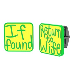 Return to Wife Kol Düğmesi - 925 ayar siyah rodyum kaplama gümüş kol düğmesi (Sarı mineli) #y4h8zp