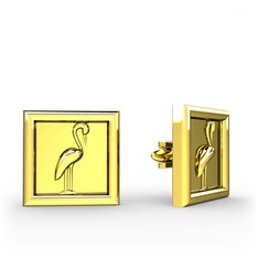 Aves Kol Düğmesi - 14 ayar altın kol düğmesi #ji2rer