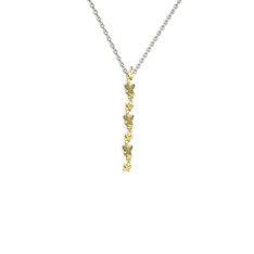 Mesa Kelebek Kolye - Dumanlı kuvars 18 ayar altın kolye (40 cm beyaz altın rolo zincir) #15d2qhk