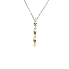 Mesa Kelebek Kolye - Siyah zirkon 18 ayar altın kolye (40 cm beyaz altın rolo zincir) #1vvylay