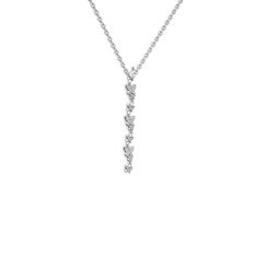 Mesa Kelebek Kolye - Swarovski 925 ayar gümüş kolye (40 cm beyaz altın rolo zincir) #fbg0z0