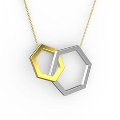 Chen Kolye - 925 ayar gümüş kolye (40 cm altın rolo zincir) #z0jucj