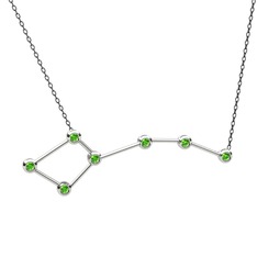 Ursa Minor Kolye - Peridot 925 ayar gümüş kolye (40 cm gümüş rolo zincir) #ikkhl8