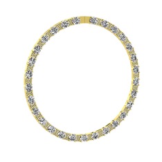 Vanea Kolye - Swarovski ve peridot 18 ayar altın kolye #15v6sfg