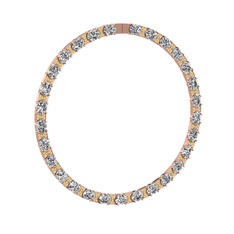 Vanea Kolye - Swarovski ve sitrin 14 ayar rose altın kolye #1cijur0
