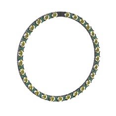 Vanea Kolye - Peridot ve yeşil kuvars 925 ayar siyah rodyum kaplama gümüş kolye #cistrm