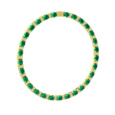 Vanea Kolye - Yeşil kuvars ve sitrin 18 ayar altın kolye #y60ofj