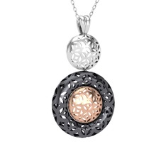 8 ayar beyaz altın kolye (40 cm beyaz altın rolo zincir)