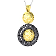 18 ayar altın kolye (40 cm beyaz altın rolo zincir)