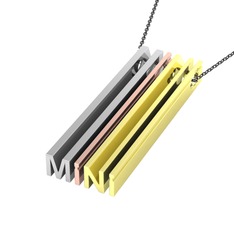 925 ayar gümüş kolye (40 cm gümüş rolo zincir)