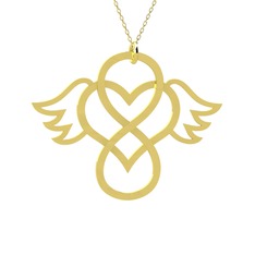 Meryem Kolye - 18 ayar altın kolye (40 cm altın rolo zincir) #e0gc8p