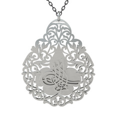 Tuğra Kolye - 925 ayar gümüş kolye (50 cm gümüş rolo zincir) #mf5e6e