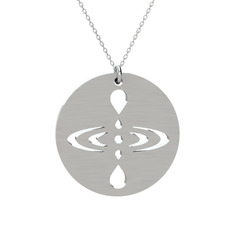 Farkındalık (Mindfulness) Kolye - 925 ayar gümüş kolye (50 cm gümüş rolo zincir) #1avh3qy