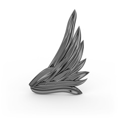 Pegasus Küpe - 925 ayar siyah rodyum kaplama gümüş küpe #6waie9