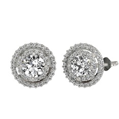 Lyra Küpe - Swarovski 925 ayar gümüş küpe #chkz0a