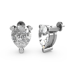 Swarovski 925 ayar gümüş küpe